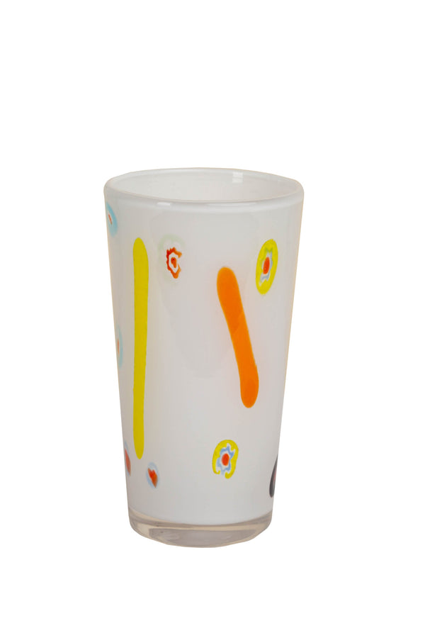 Torcello Millefiori /Stripes Hiball, White