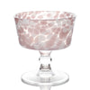 Torcello Spotted Rosa Dessert Coupe, Mauve/Clear