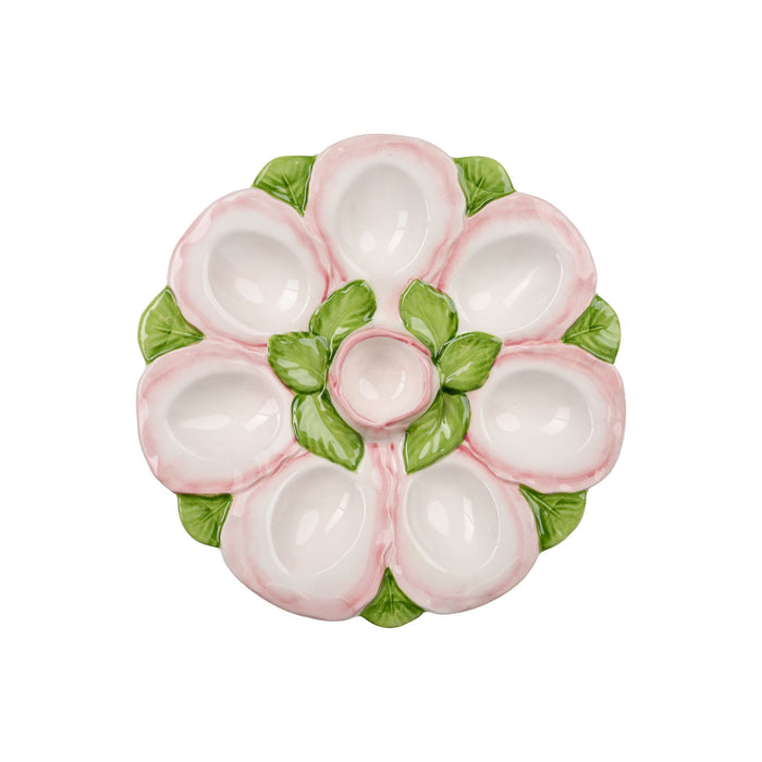 Egg Tray, Pink and White