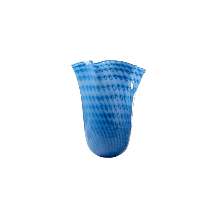 Blue Seeded Vase, Small