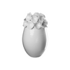 Vase with Petals, White