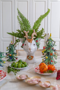 "Heidi", Ceramic Reindeer Head Vase