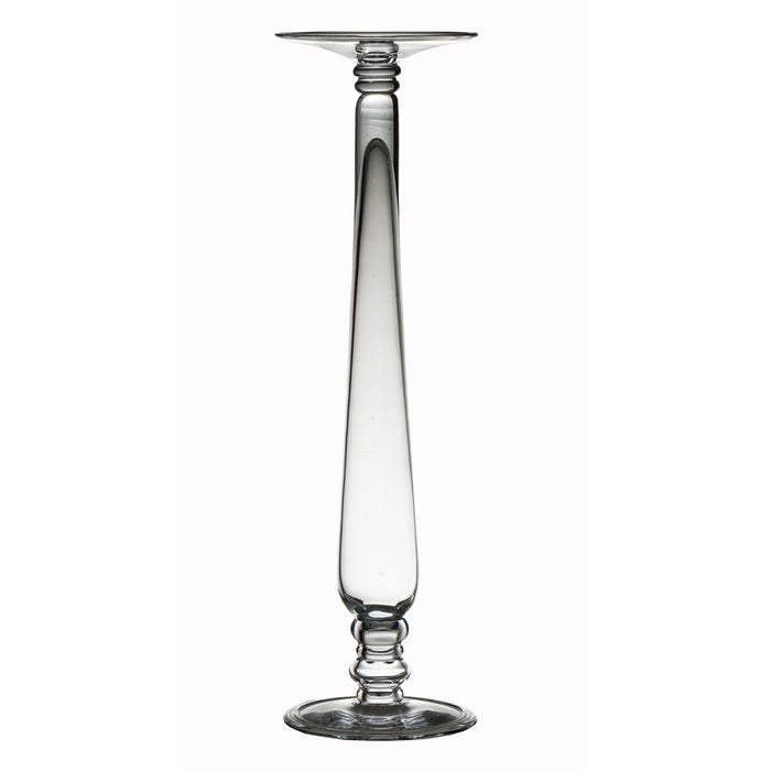 164173 Abigails Wholesale Home Décor Glassware Candlestick and Votives Bonaparte Candlestick Large Bonaparte