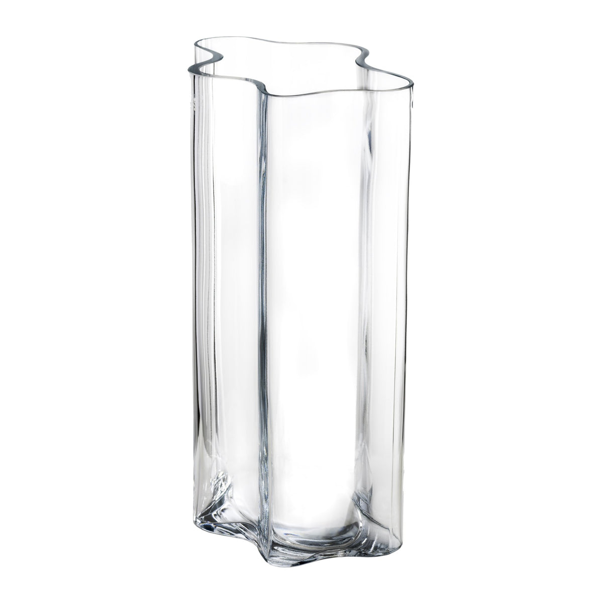164571 Abigails Wholesale Home Décor Glassware Vases Boomerang Vase Large Boomerang