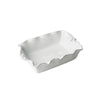 240202 Abigails Wholesale Tabletop Ceramics Dinnerware Fleur de Lis Casserole Rectangular Shape Fleur de Lis