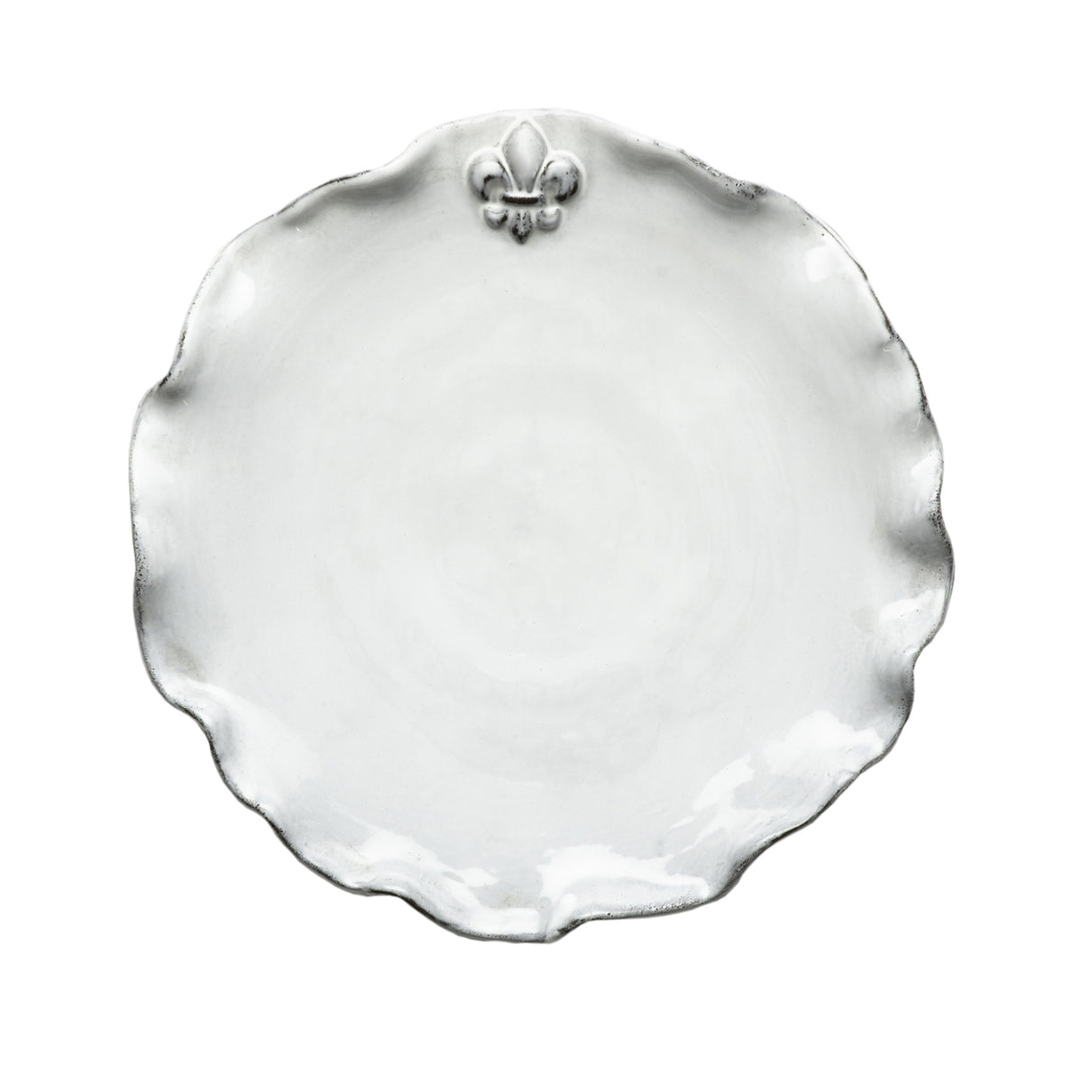 Fleur de Lis Dinner Plate
