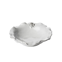 240703 Abigails Wholesale Tabletop Ceramics Dinnerware Fleur de Lis Soup/Pasta Bowl Set of 4