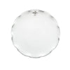 240711 Abigails Wholesale Tabletop Ceramics Platters Fleur de Lis Fruit/Cheese Plate* Fleur de Lis