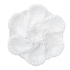 Fleur De Lis White Oyster Plate