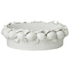 Oval Bowl with Lemons, White