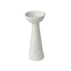 Laguna Candlestick, Matte White, Small