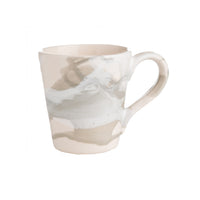 Splash, Ceramic Mug Gray and White
