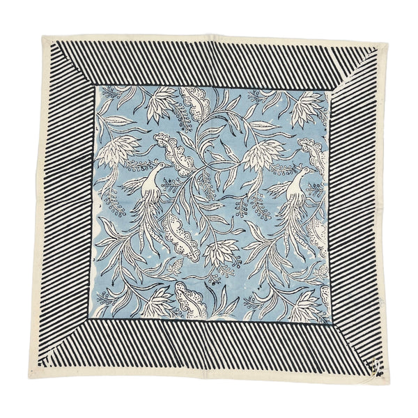 Cabana Napkin, Flowers and Feathers, Set of 8