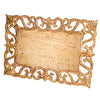 Vendome Placemat, Rectangular Shape, Gold Rub