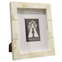 Inlaid Frame, Bone, 4X6 Photo