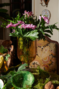 Compagnia Small Bowl, Green Oak Leaves