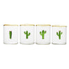 710452 Abigails Wholesale Tabletop Glassware Wine & Bar Aztec Cactus Tumbler