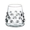 Votive with Glass-Applied Swirls