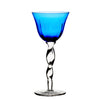 Adriana Wine Glass, Cobalt