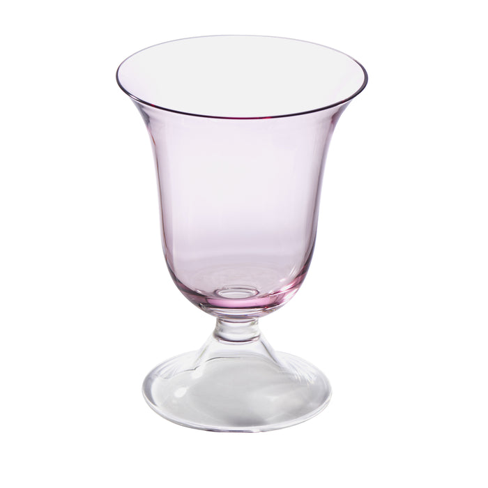 Adriana Water Glass, Pink