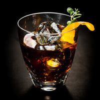 Rain Drop Clear Double Old-Fashioned