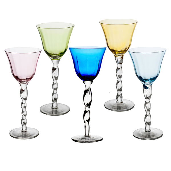Adriana Wine Glass, Green