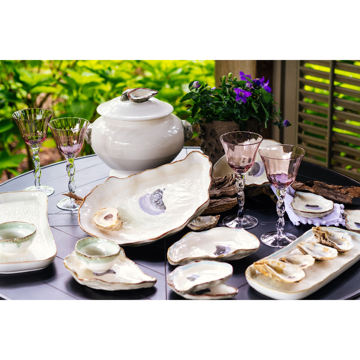 Seaside Oyster Plate, Large