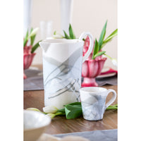 Splash, Ceramic Mug Gray and White